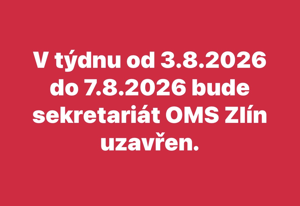 Uzavření sekretariátu OMS Zlín